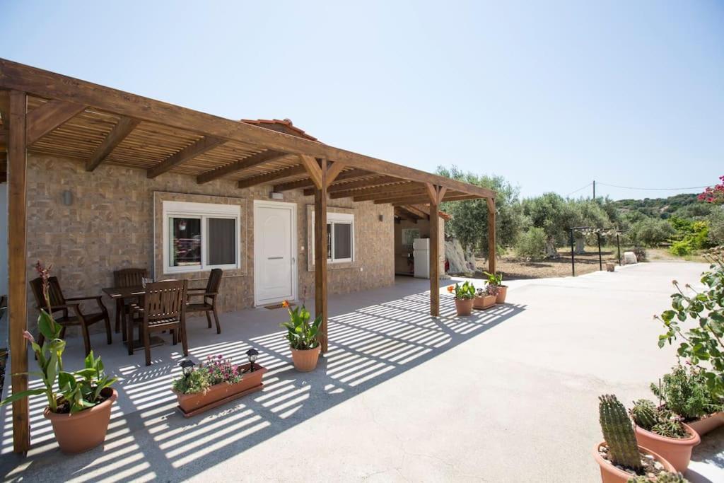 Serenity Studio Beach Home Afantou Buitenkant foto